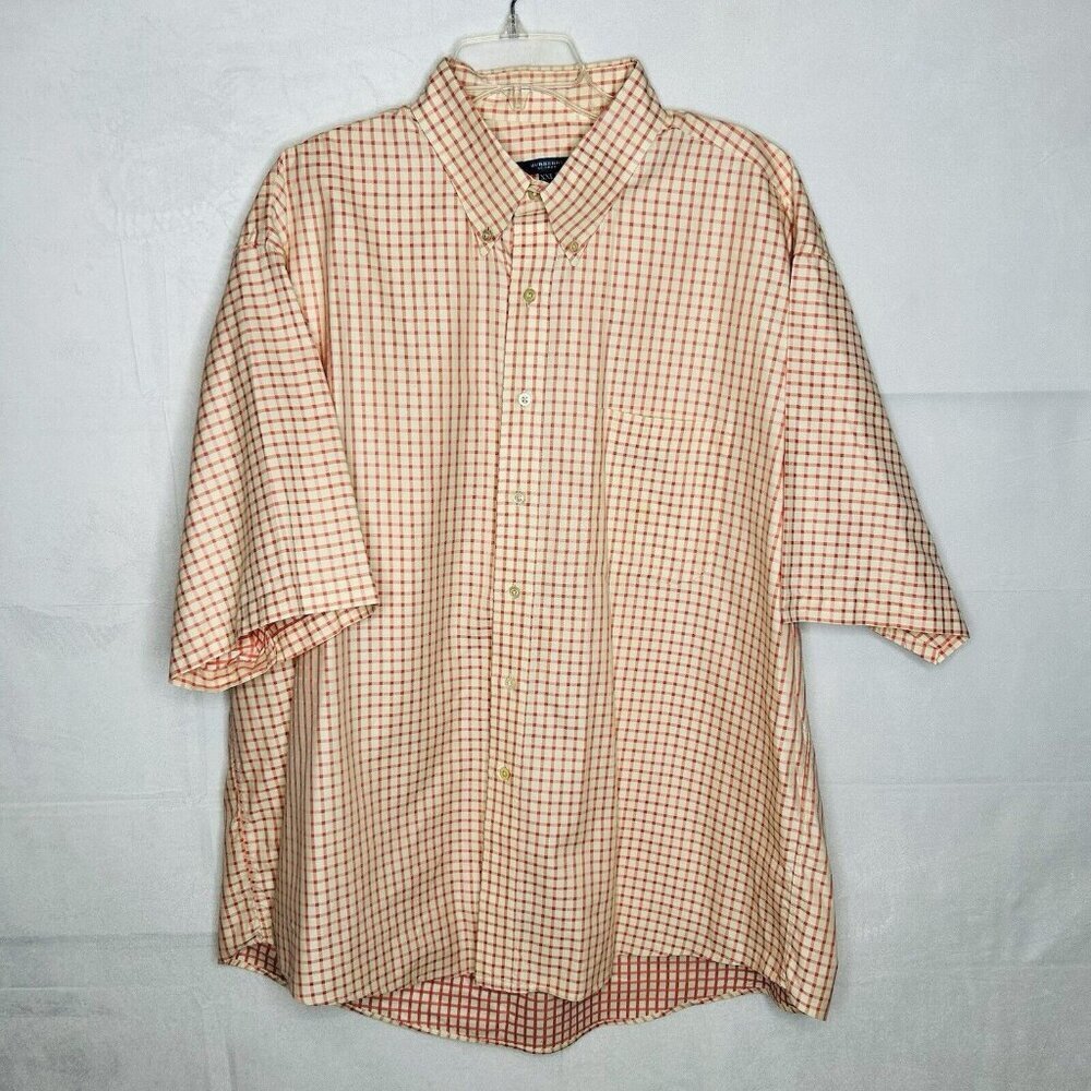 Burberry Beige Checkered Casual Button Down Shirt